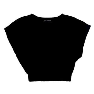 Zara cropped top. Black, 100% cotton.